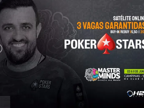 Satélites para o MasterMinds 12 começam neste domingo no PokerStars