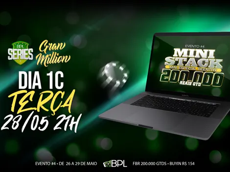 Mini Stack BPL Series Gran Million tem Dia 1C hoje às 21h; confira