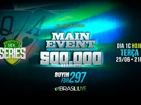 Main Event da BPL Series de Junho se aproxima das 1.000 entradas