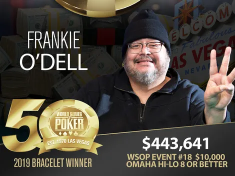 Frankie O'Dell vence Evento #18 da WSOP e se torna o "rei do Omaha Hi-Lo"