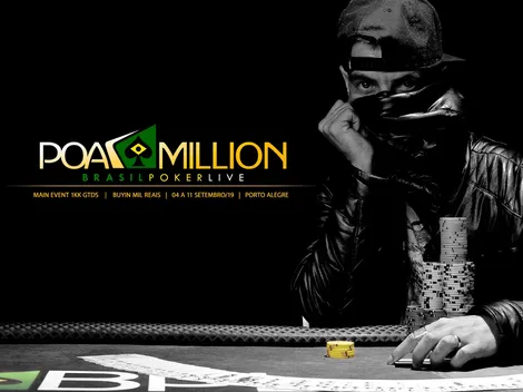 POA MILLION do Brasil Poker Live terá R$ 1 milhão garantido no Main Event