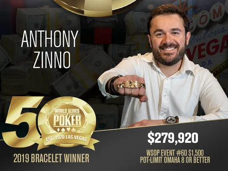 Anthony Zinno vence Evento #60 da WSOP e conquista seu segundo bracelete