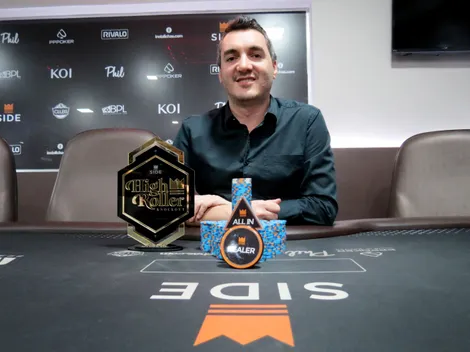 Side Club: Leonardo Todasso é o grande campeão do High Roller 40K Garantidos Knockout