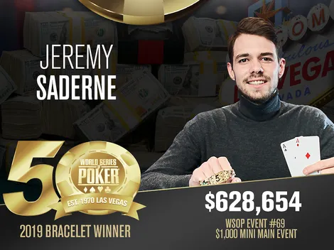 Em mesa final global, Jeremy Saderne vence Mini Main Event da WSOP