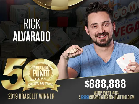 Na sétima tentativa, Rick Alvarado vence Crazy Eights da WSOP