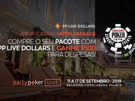 WSOP Brazil e partypoker LIVE lançam nova promoção com PP Live Dollars