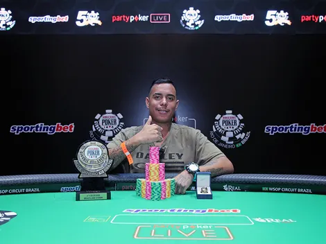 Rafael Cunha é o campeão do Brazilian Storm da WSOP Brazil: "sem palavras"