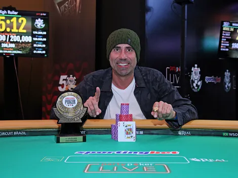 Argentino Marcelo Ruiz vira HU contra Fernando Karam e vence High Roller da WSOP Brazil