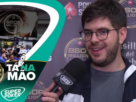 Tá na Mão: usando falinha, Thiago Crema explica all in no Super High Roller do BSOP Millions