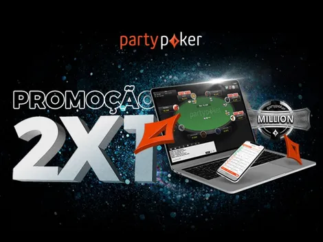 Pague 1, leve 2: partypoker MILLION dá tickets grátis a primeiros inscritos