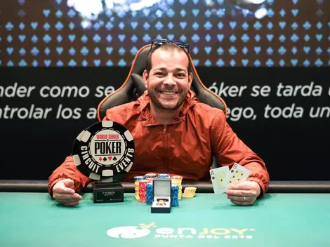 Guilherme Moura crava Evento #26 da WSOP Uruguai e conquista segundo anel da carreira