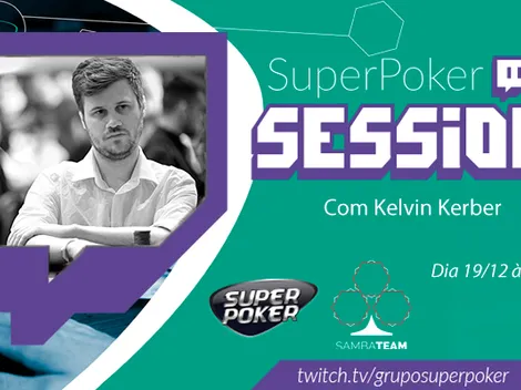 Kelvin Kerber será a estrela da SuperPoker Session na quinta-feira; confira