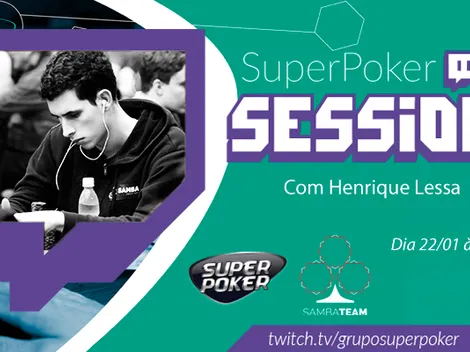 SuperPoker Session terá Henrique Lessa no comando nesta quarta-feira