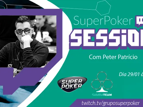 Peter Patrício será a estrela da SuperPoker Session nesta quarta-feira