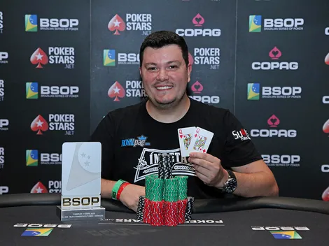 Após ser eliminado na reta final do High Roller, Lincon Freitas crava 6-handed KO do BSOP Brasília