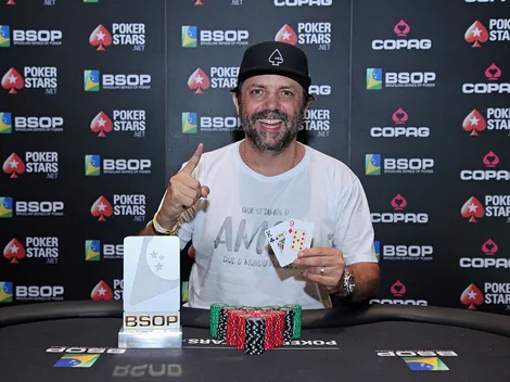 Após vice-campeonato na noite anterior, Carlos Eduardo é campeão do Turbo Knockout do BSOP Brasília