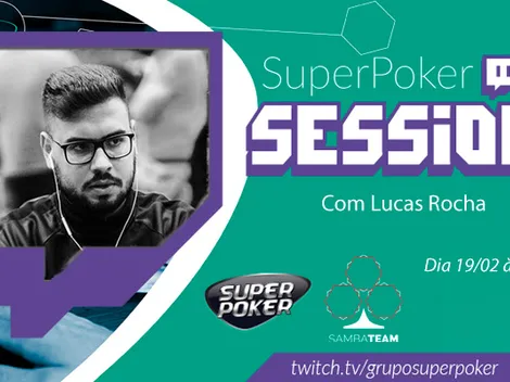 Revelação do ano, Lucas Rocha é o convidado da SuperPoker Session de amanhã