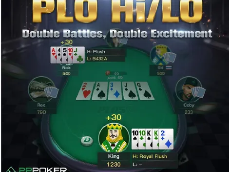 PPPoker lança cash game de Pot-Limit Omaha Hi-Lo de 4 e 5 cartas