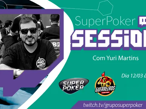 Yuri Martins retorna à SuperPoker Session nesta quinta-feira; confira