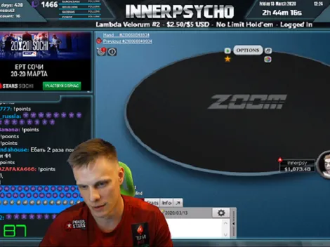 Mikhail Shalamov quase leva bad beat, mas é salvo pelo river no PokerStars; assista