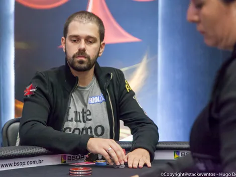 Felipe Boianovsky "tromba" com AA e cai na reta final do Evento #58 da WSOP Online