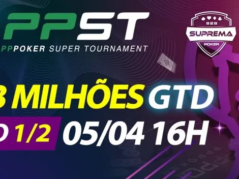 PPPoker promove satélites de sexta a domingo para o PPST de R$ 3 milhões garantidos