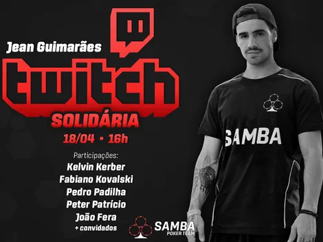 Samba Poker Team realizará stream solidária recheada de estrelas neste sábado no Twitch