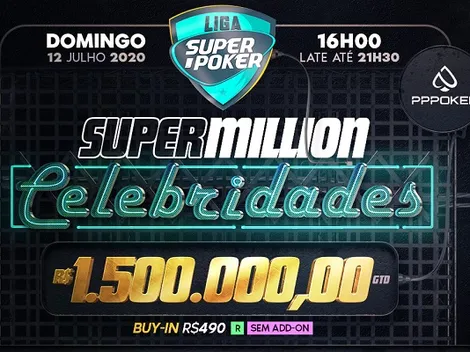 Liga SuperPoker realiza Super Million Celebridades, com R$ 1,5 milhão garantido e recheado de famosos