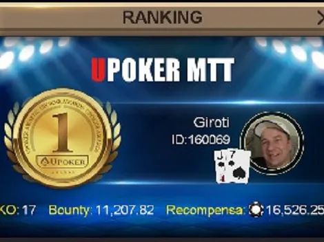 "Giroti" é campeão do High Roller da Liga Online H2 Brasil e leva maior forra da segunda-feira; confira os resultados