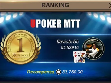 "flaviobr55" crava High Roller da quinta-feira na Liga Online H2 Brasil