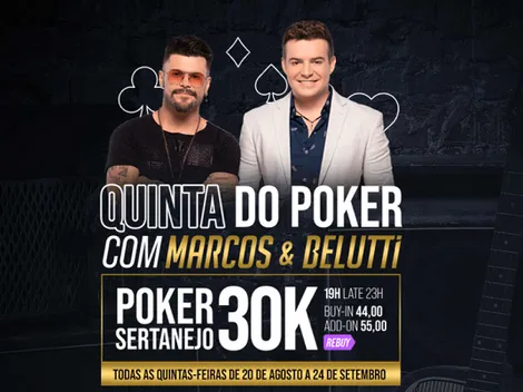 Liga Online H2 Brasil realiza última etapa do Poker Sertanejo nesta quinta-feira