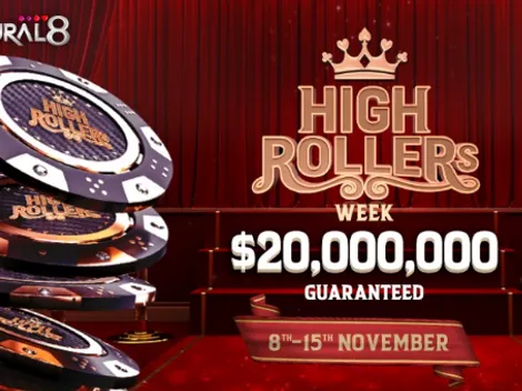 High Rollers Week começa domingo no Natural8 com US$ 22 milhões GTD