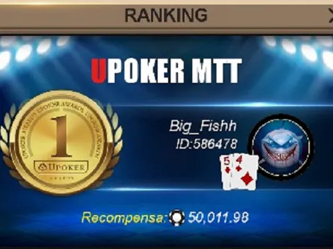 "Big_Fishh" vence High Roller da terça-feira na Liga Online H2 Brasil