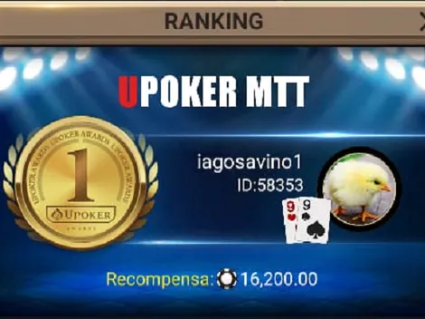 "iagosavino1" crava Monday Grand da Liga Online H2 Brasil