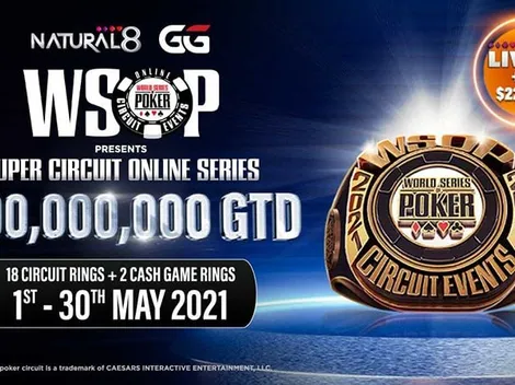 WSOP Circuit Series começa com US$ 100 milhões garantidos no Natural8