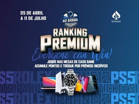 Liga Online H2 Brasil e Grand Union lançam Ranking Premium UPoker