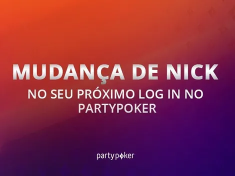 partypoker determina nova mudança de nicknames; entenda