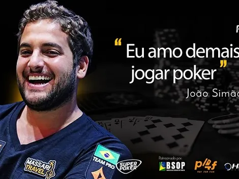 João Simão fala do possível prejuízo com a WSOP, mas justifica: "amo demais"