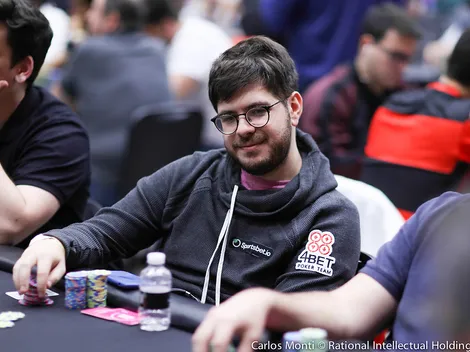 Thiago Crema tem AA quebrado em all in triplo em torneio valioso no WCOOP