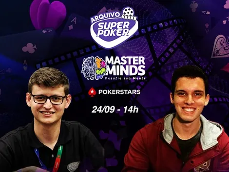 Luiz Rossini relembra ao vivo título do MasterMinds no Arquivo SuperPoker