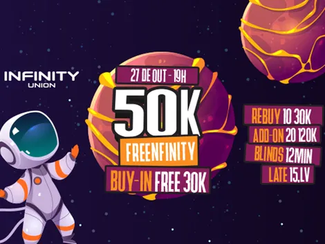 Liga Infinity Union realiza freeroll de 50K no Suprema App nesta quarta