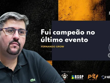 Fernando Grow relembra título brasileiro de 2013: "Campeão no último evento"