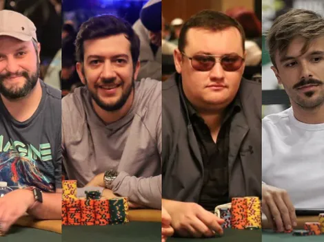 Breno Campelo, Philipe Pizzari, Marcos Exterkotter e Yuri Martins estão no Dia 5 do Main Event da WSOP