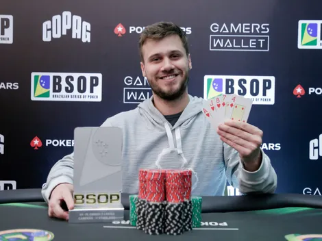 Kelvin Kerber vence PL Omaha 5 Cartas em "salão favorito" no BSOP São Paulo