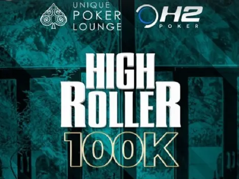 Unique Poker e H2 Club realizam High Roller 100K em novo local nesta quarta-feira