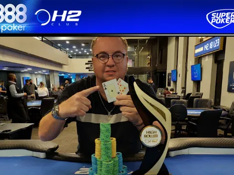 Léo Rizzo é campeão do Super High Roller do H2 Club São Paulo