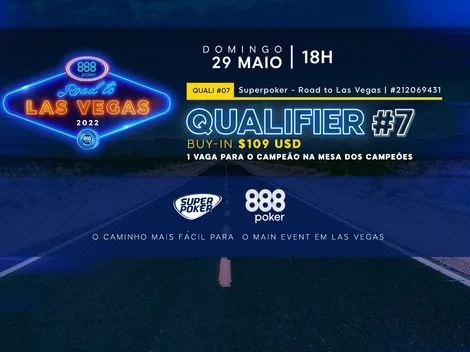 Hoje é dia! Road to Las Vegas tem novo torneio no 888poker neste domingo