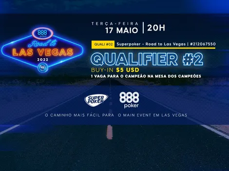 Road to Las Vegas tem torneio por apenas US$ 5 nesta terça no 888poker; veja como jogar