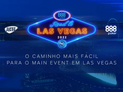 SuperPoker e 888poker te levam para o Main Event na Road to Las Vegas; saiba mais