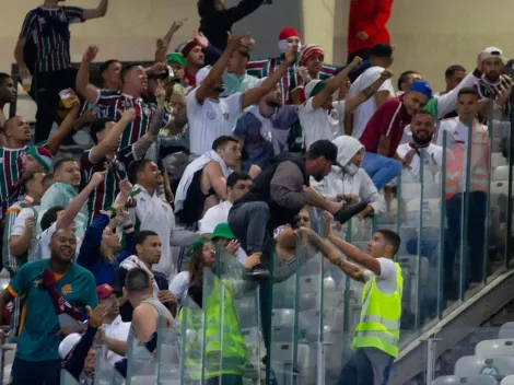 Torcedores brigam dentro do Mineirão antes da decisão entre Cruzeiro x Fluminense